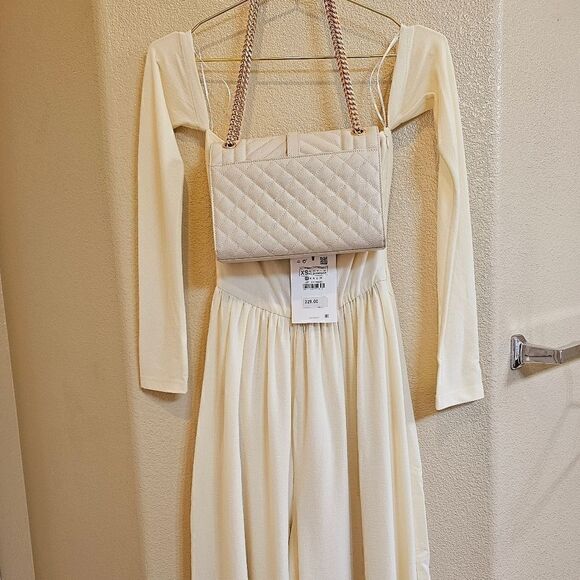 ZARA STUDIO LIMITED EDITION OFF-THE-SHOULDER JUMPSUIT - Picture 14 of 17